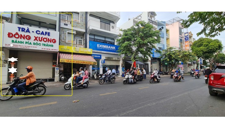 Cho thuê nhà Mặt Tiền Trương Vĩnh Ký  76m², 3Lầu+ST - GẦN NGÃ TƯ